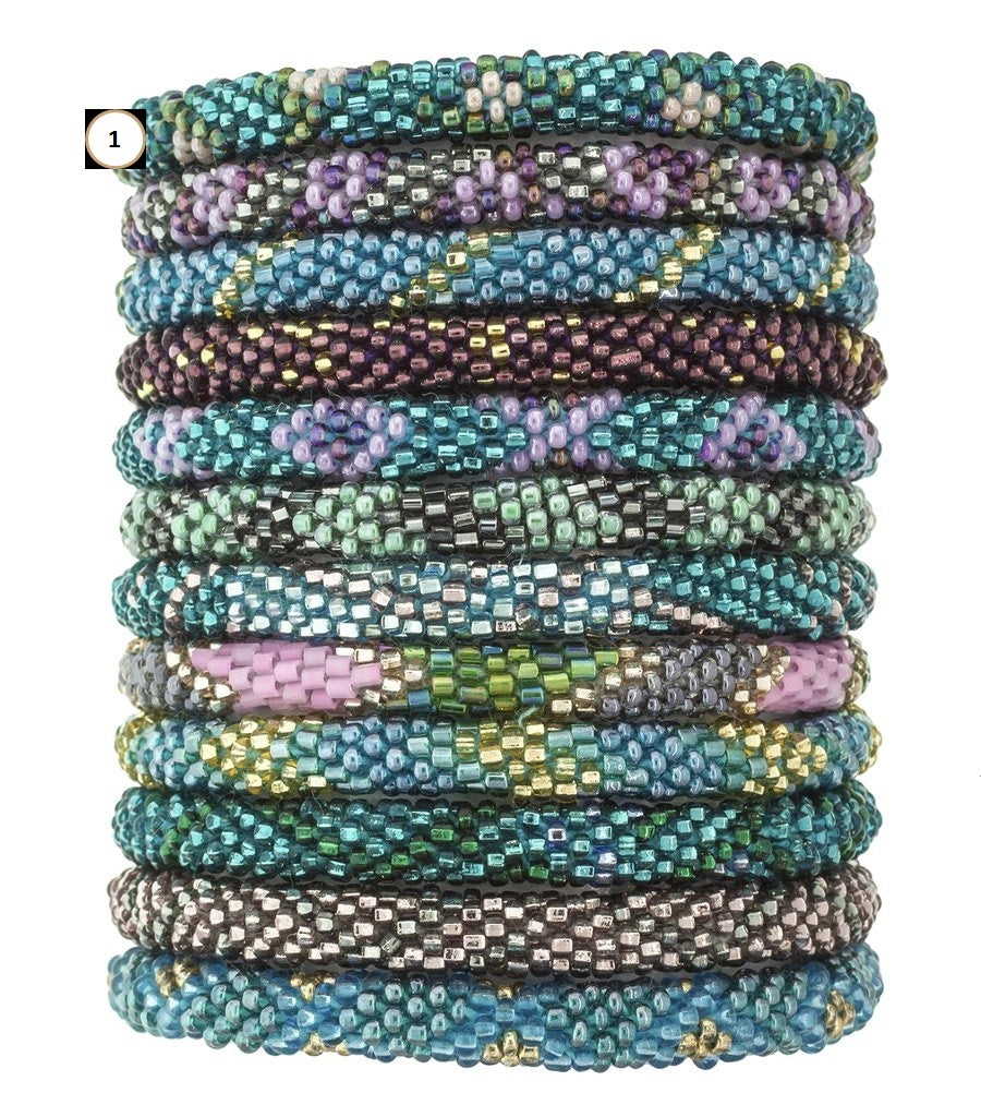 Roll-On Beaded Bracelets - Mermaid