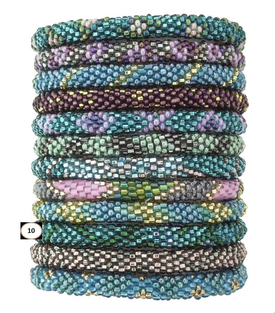 Roll-On Beaded Bracelets - Mermaid