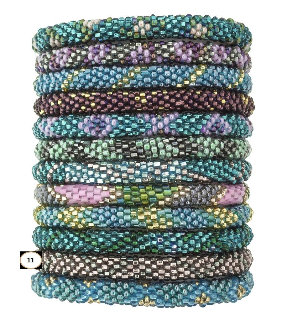 Roll-On Beaded Bracelets - Mermaid