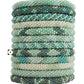 Roll-On Beaded Bracelets - Sea Glass