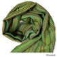 Small Striped Handwoven Scarf - Green & Pistachio