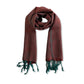 Small Solid Handwoven Scarf - Variegated