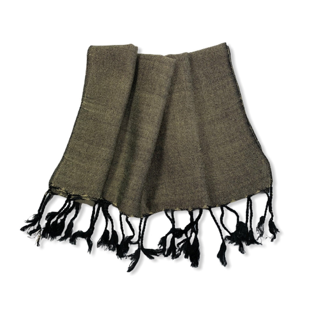 Small Solid Handwoven Scarf - Variegated