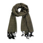 Small Solid Handwoven Scarf - Variegated
