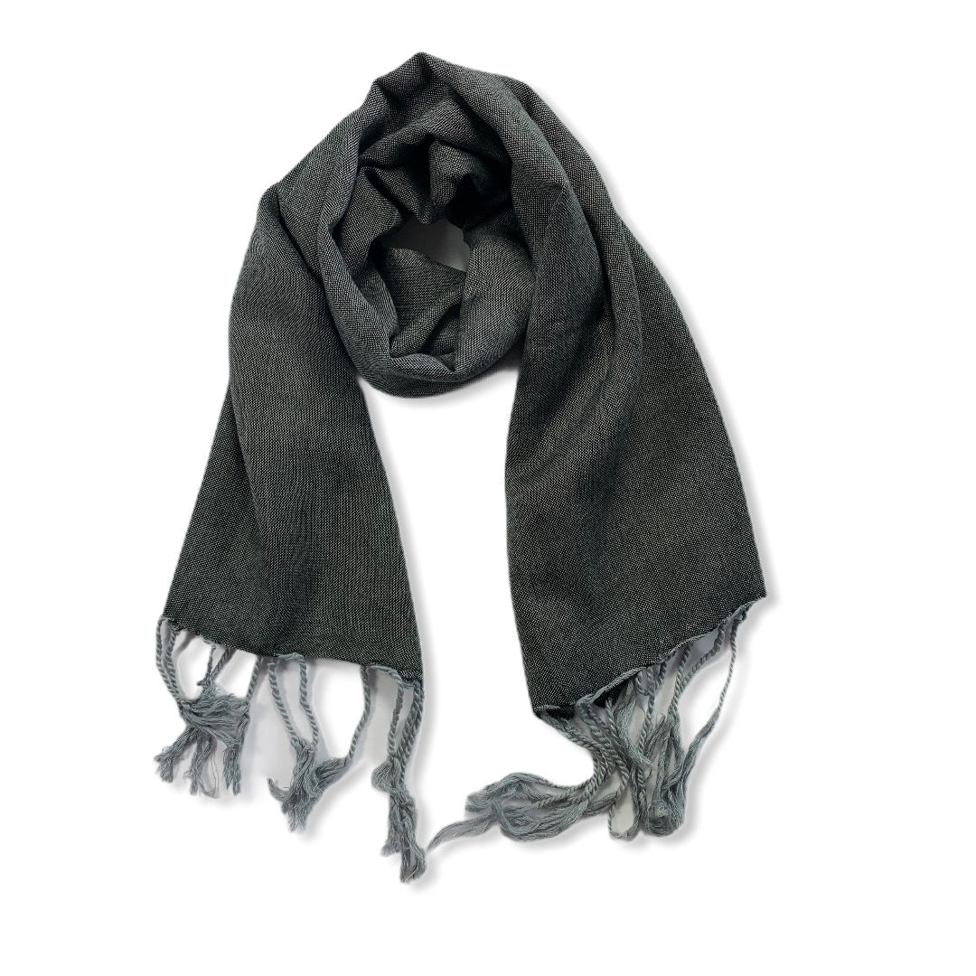 Small Solid Handwoven Scarf - Variegated