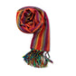 Small Striped Handwoven Scarf - Brights