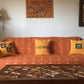 Handwoven Egyptian Cotton Bedcover - Key of Life - Single