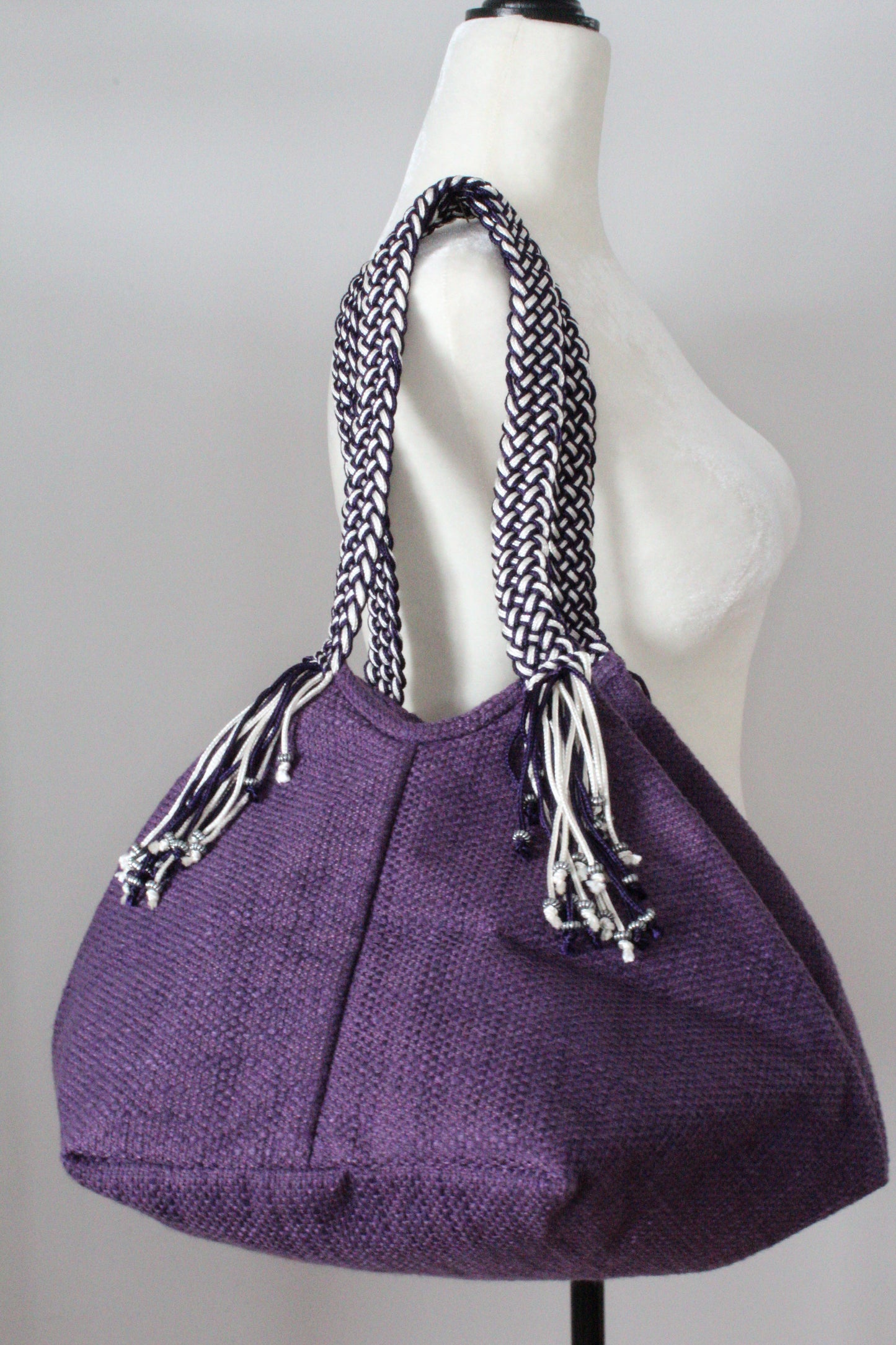 Sofia Handcrafted Shoulder Bag - Mauve