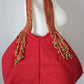 Sofia Handcrafted Shoulder Bag - Red