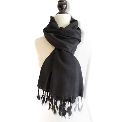 Solid Handwoven Scarf