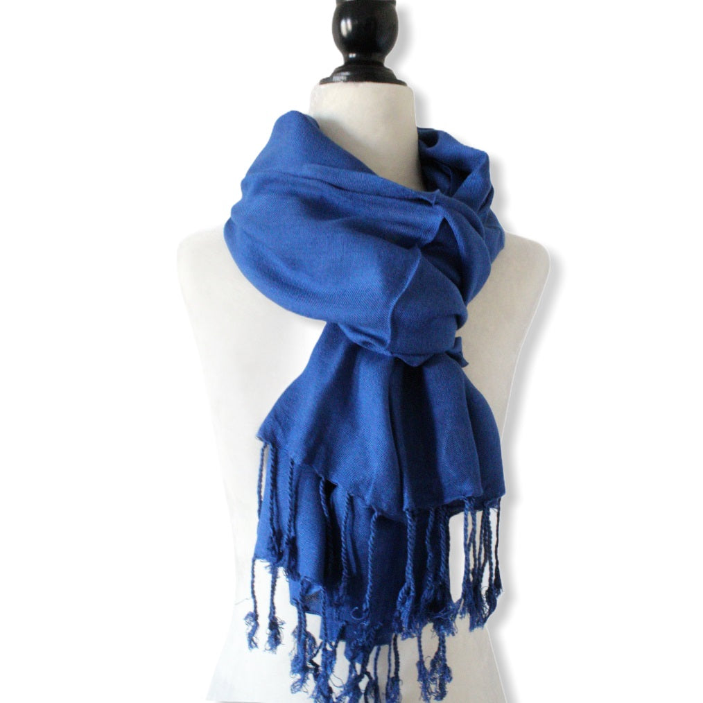 Solid Handwoven Scarf