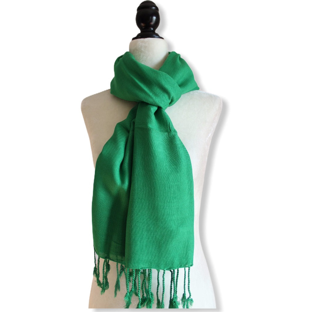 Solid Handwoven Scarf