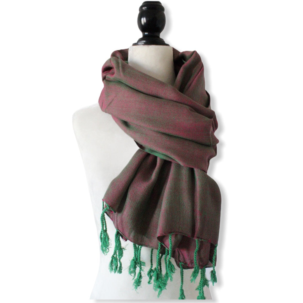 Solid Handwoven Scarf