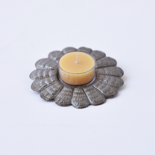 Metal Tealight Plate - Sunflower