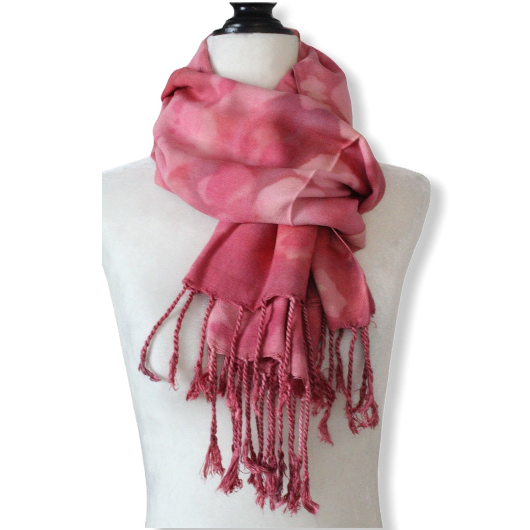 Tie Dye Handwoven Viscose Scarf
