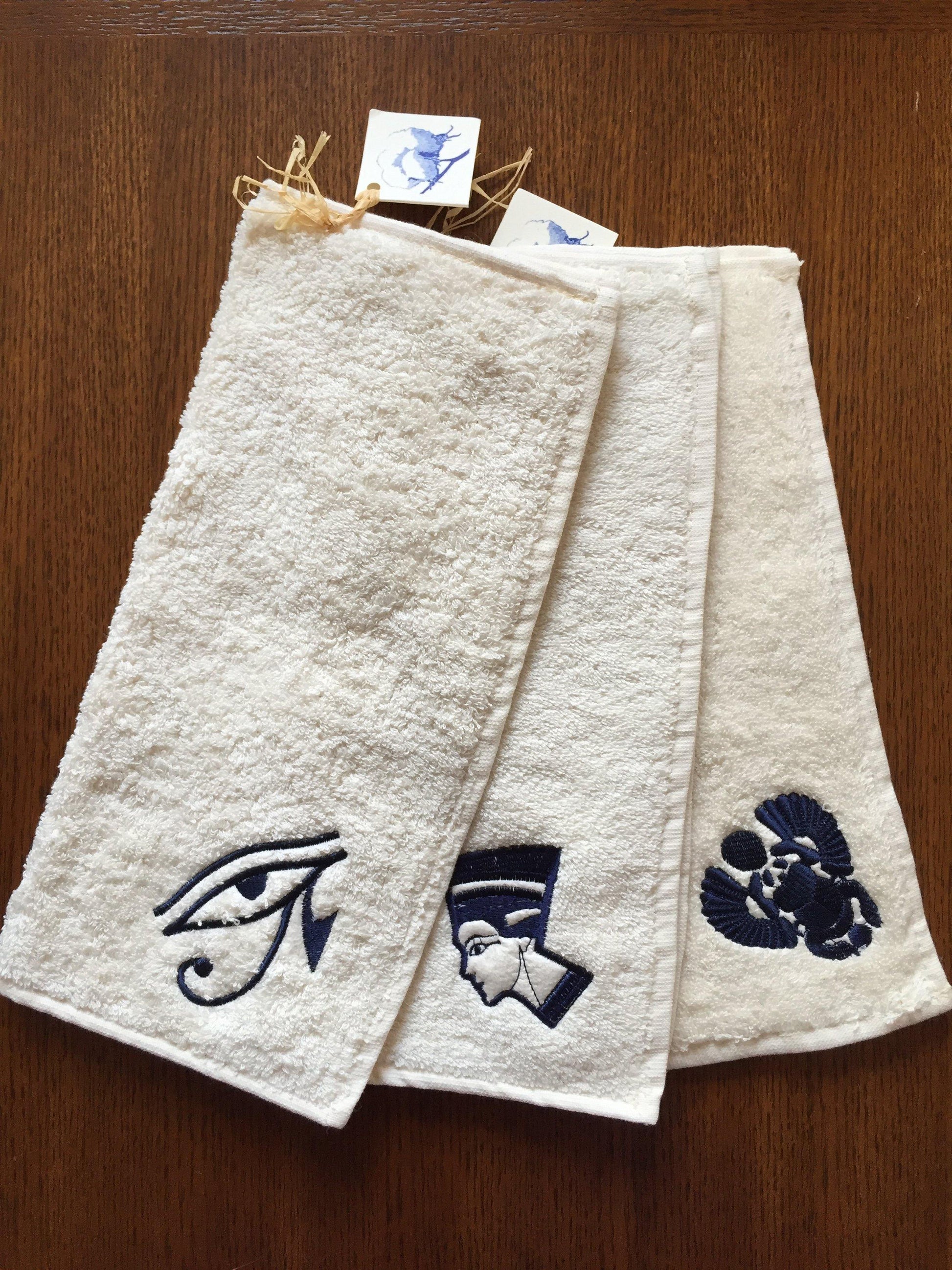 Egyptian Cotton Hand Towel - Nefertiti