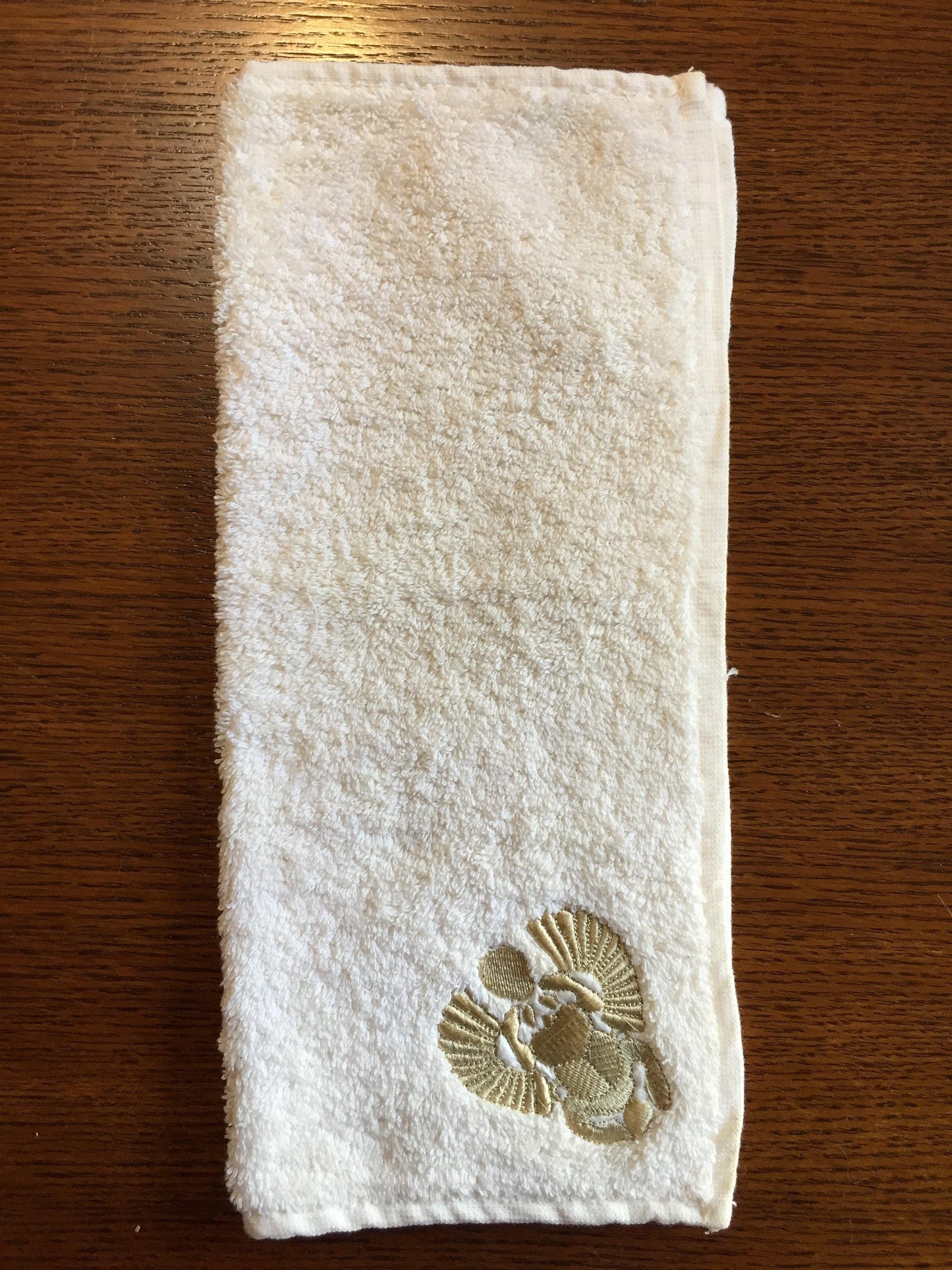 Egyptian Cotton Hand Towel - Scarab