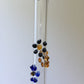 Blown Glass Straw - Transparent with Flowers