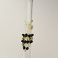 Blown Glass Straw - Transparent with Grapes