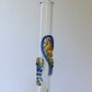 Blown Glass Straw - Transparent with Hearts