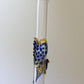 Blown Glass Straw - Transparent with Hearts