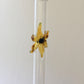 Blown Glass Straw - Transparent with Stars