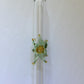 Blown Glass Straw - Transparent with Stars