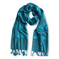 Helyat Handwoven Scarf - Variegated Turquoise