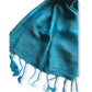 Helyat Handwoven Scarf - Variegated Turquoise