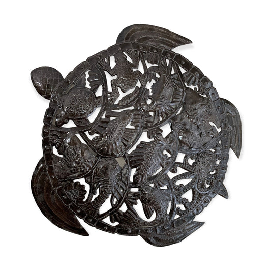 Metal Wall Décor Turtle - Color of Metal