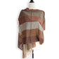 Wide Striped Handwoven Scarf