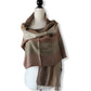 Wide Striped Handwoven Scarf