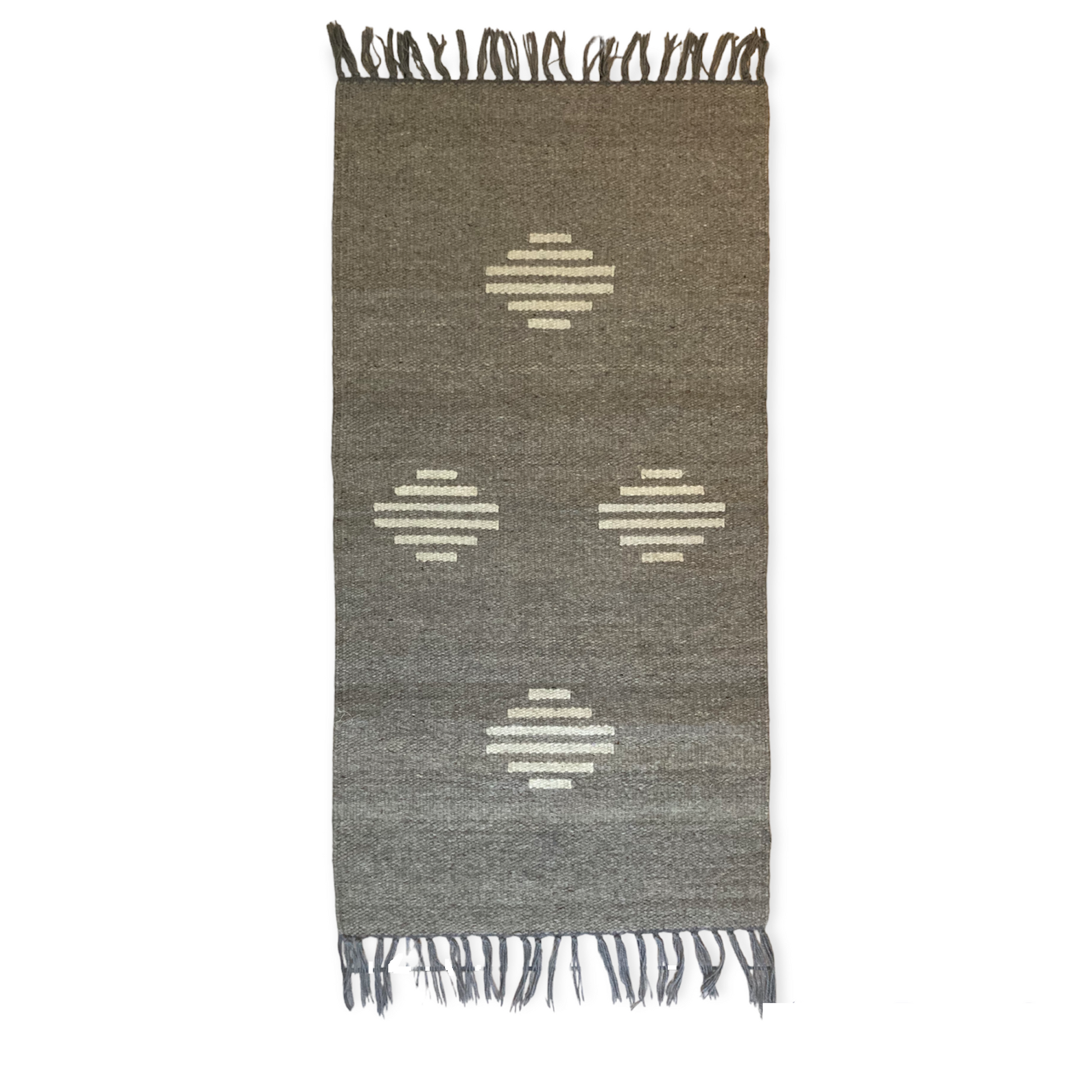 Handmade Kilim Wool Rug - Diamonds