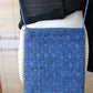 Zahra Handcrafted Moiré Crossbody - Blue